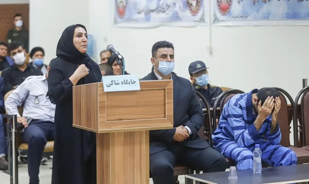 (تصاویر) محاکمه ضارب ماموران انتظامی