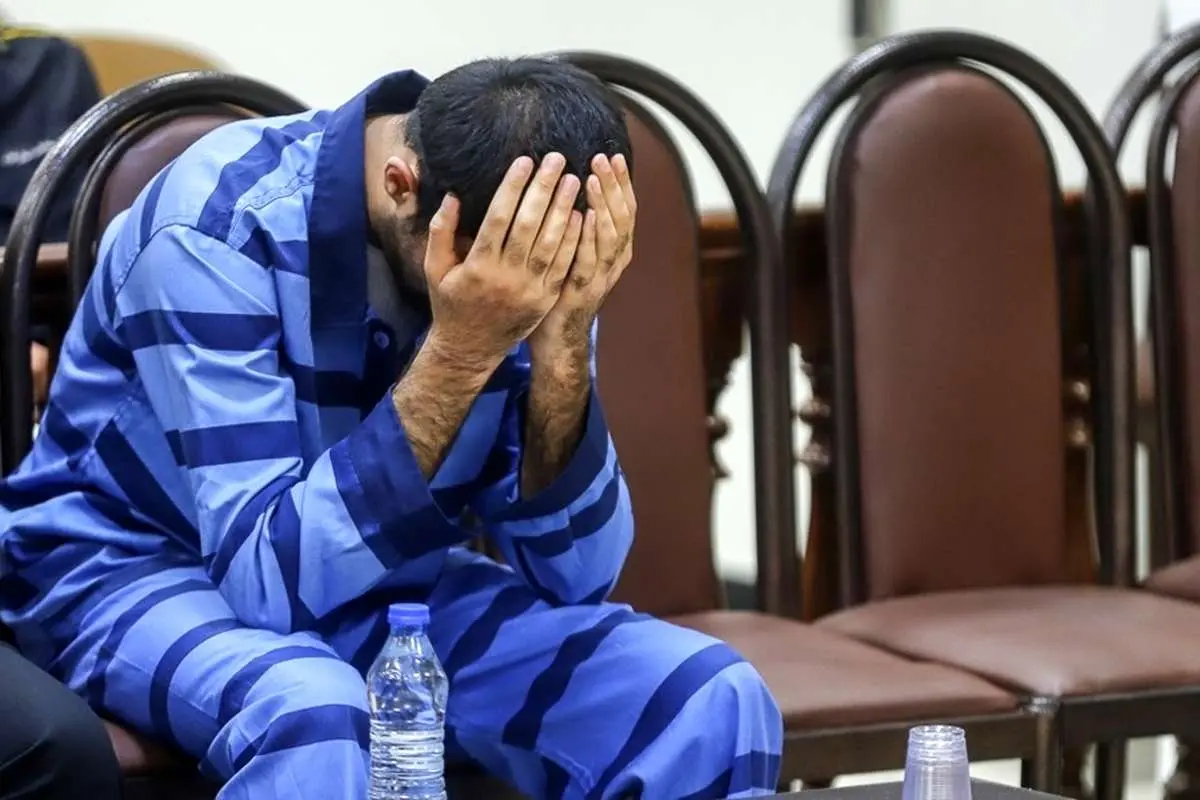 (ویدئو) واکنش عجیب ضارب ماموران پلیس خیابان طالقانی به قاضی