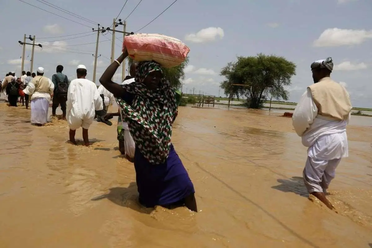 (تصاویر) سیل در سودان