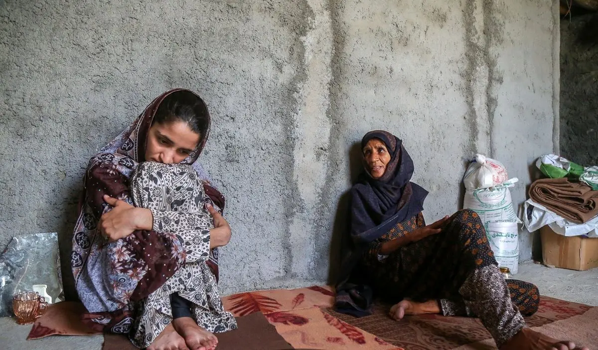 (تصاویر)  زندگی با فقر و بیماری در بشاگرد