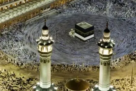 عکس جالب رویترز از طواف کعبه