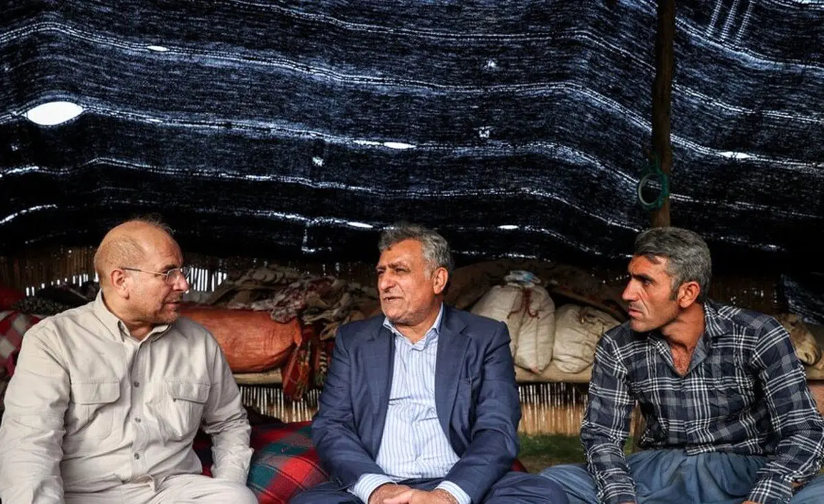 (ویدئو) مرد عشایر قالیباف، استاندار و نماینده مجلس را نشناخت