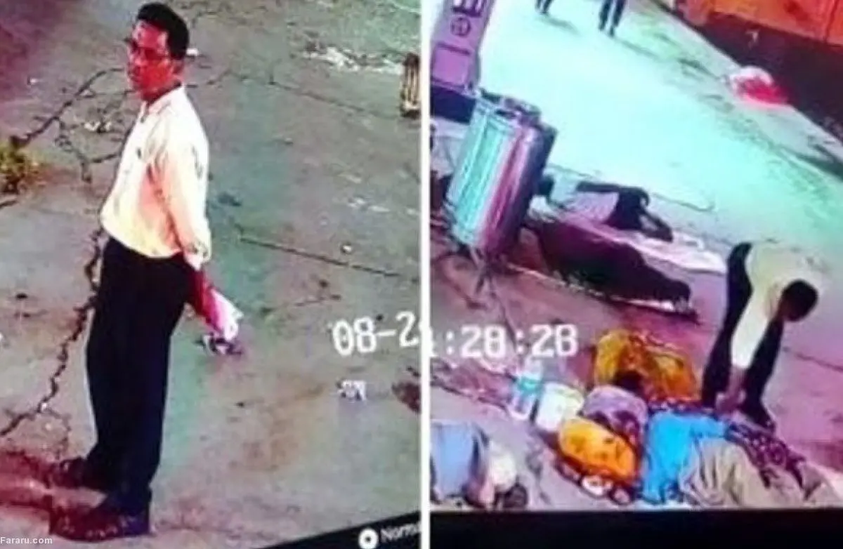 (ویدئو) مردی نوزاد را از آغوش مادرش بیرون کشید و ربود