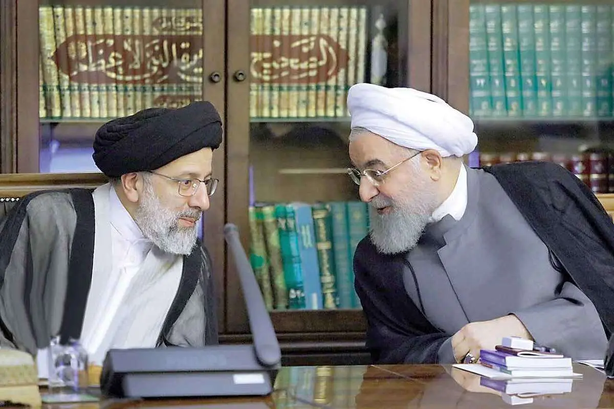 گفتگوی تلفنی روحانی با رئیسی به مناسبت هفته دولت