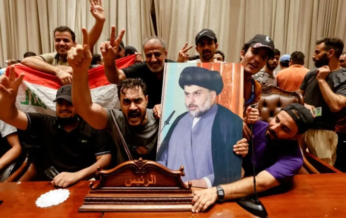 (تصاویر) خشونت‌ها در پی اشغال کاخ ریاست جمهوری عراق