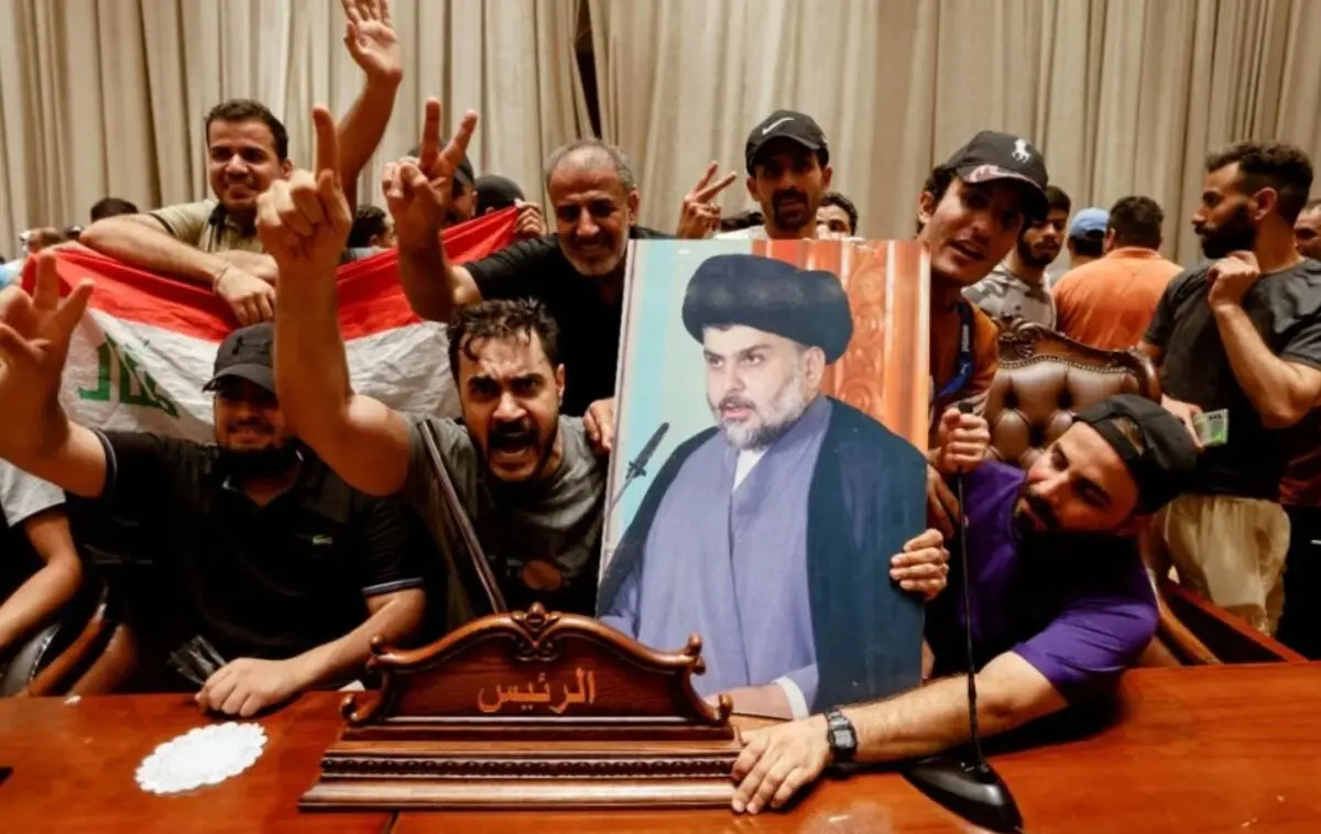 (تصاویر) خشونت‌ها در پی اشغال کاخ ریاست جمهوری عراق