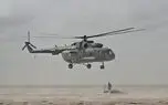 نجات هالیوودی یک مرد با بالگرد از سیلاب