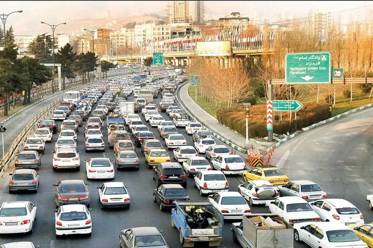 ترافیک سنگین در بزرگراه چمران و بزرگراه شهید همت
