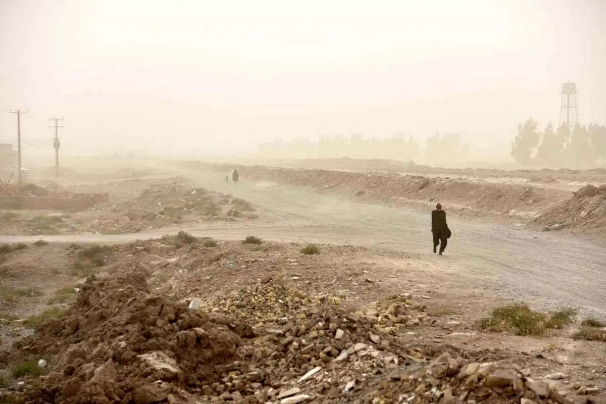 بادی با سرعت ۱۰۴ کیلومتر بر ساعت زابل را درنوردید