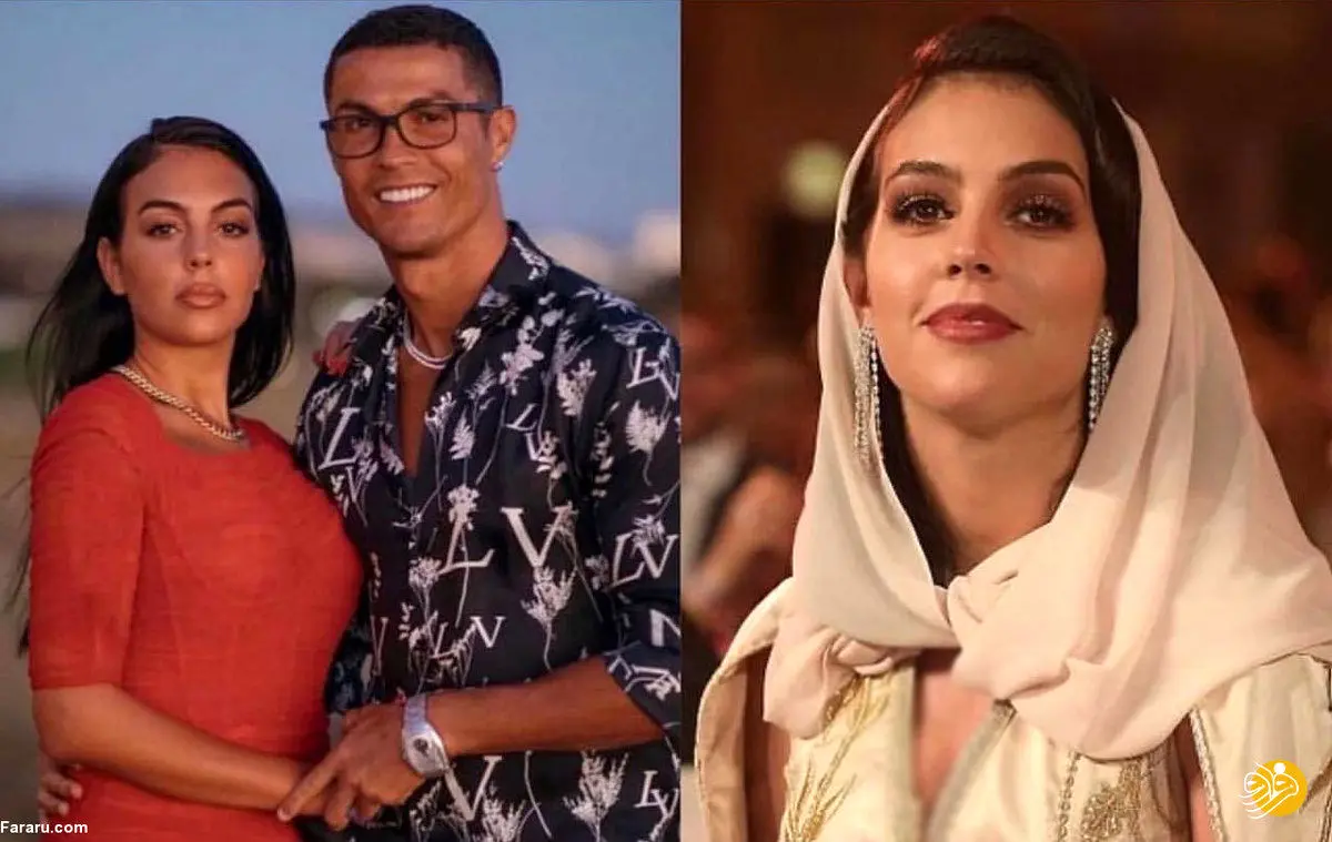 (عکس) نامزد رونالدو باحجاب شد!