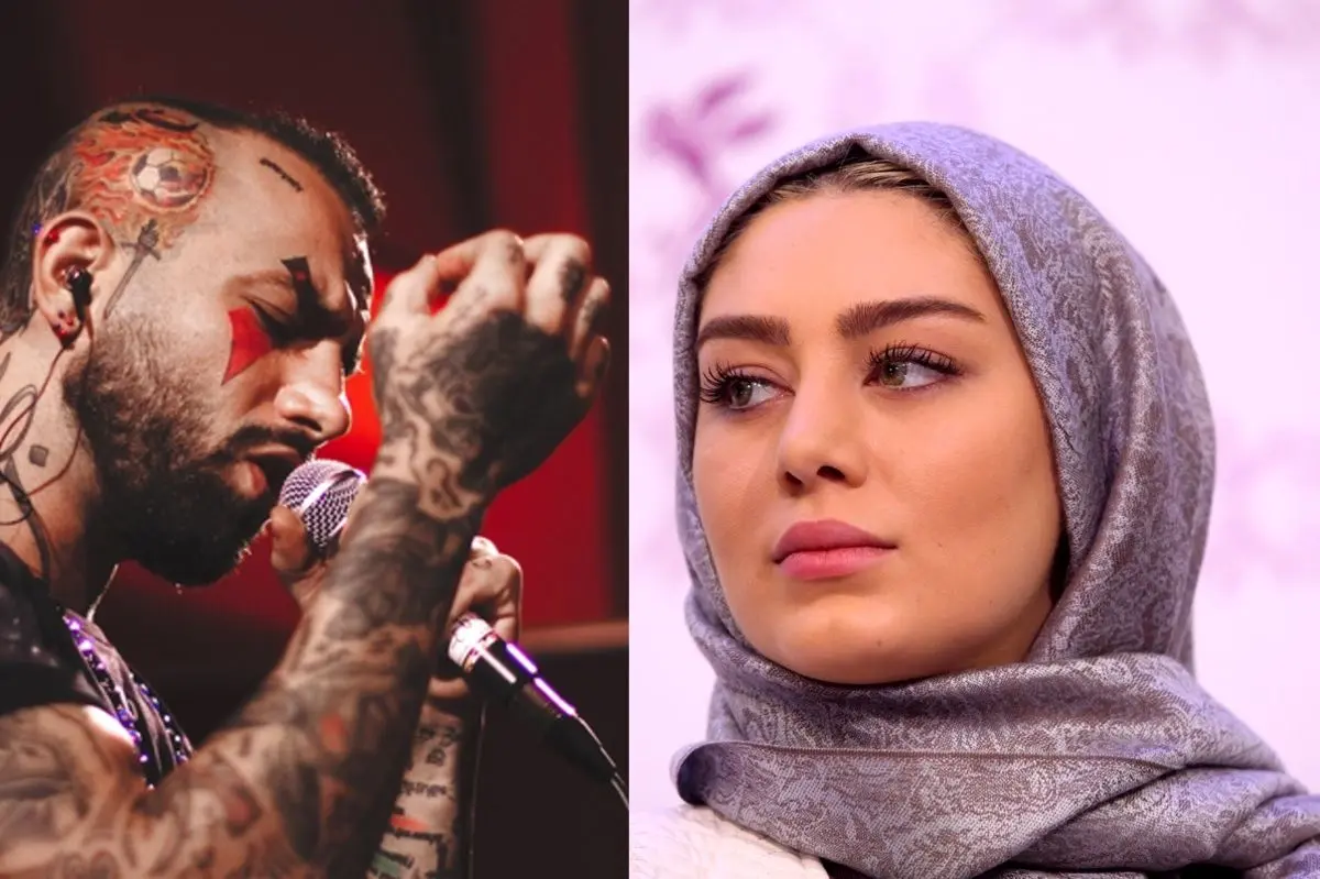 هیاهوی سحر قریشی با تایید جدایی از امیر تتلو و تاتوهای صورت اش