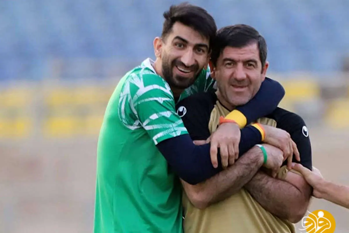 (عکس) شوخی بیرانوند با مربی محبوب پرسپولیس