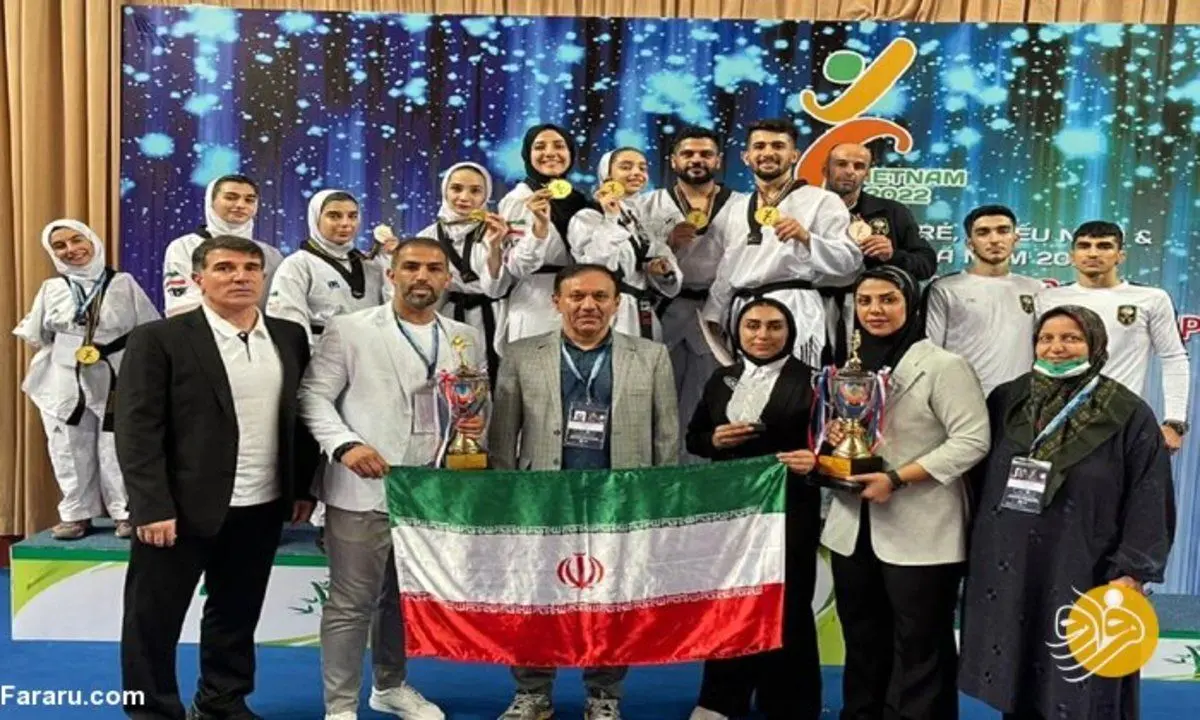 پاراتکواندوکاران ایران قهرمان آسیا شدند