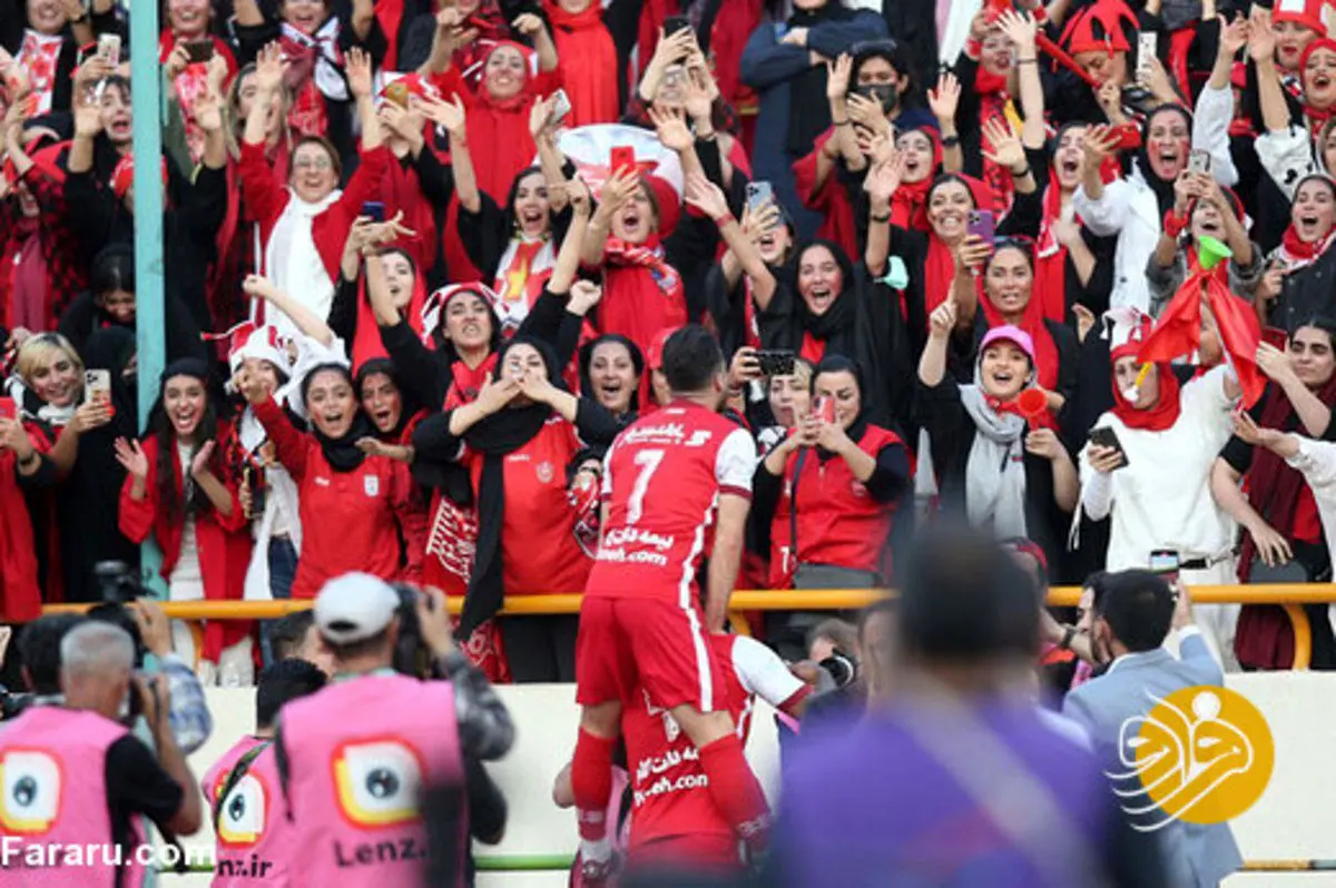 (عکس) بازتاب حضور زنان پرسپولیسی در رسانه‌ی انگلیسی