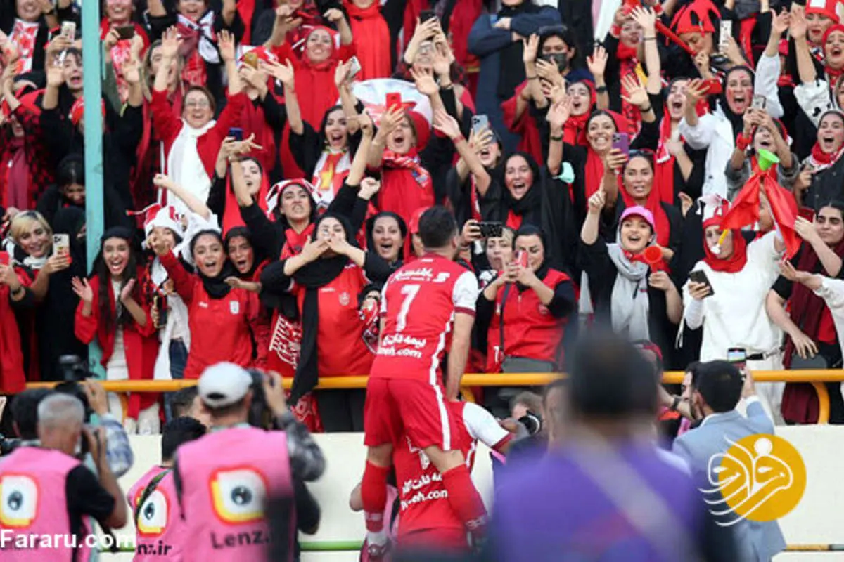 (عکس) بازتاب حضور زنان پرسپولیسی در رسانهی انگلیسی