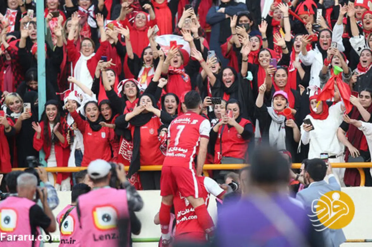(عکس) بازتاب حضور زنان پرسپولیسی در رسانه‌ی انگلیسی