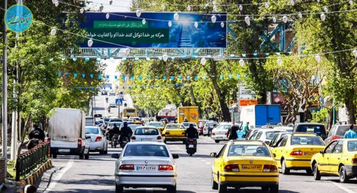 (ویدئو) پشت نویسی عجیب یک سمند در تهران!