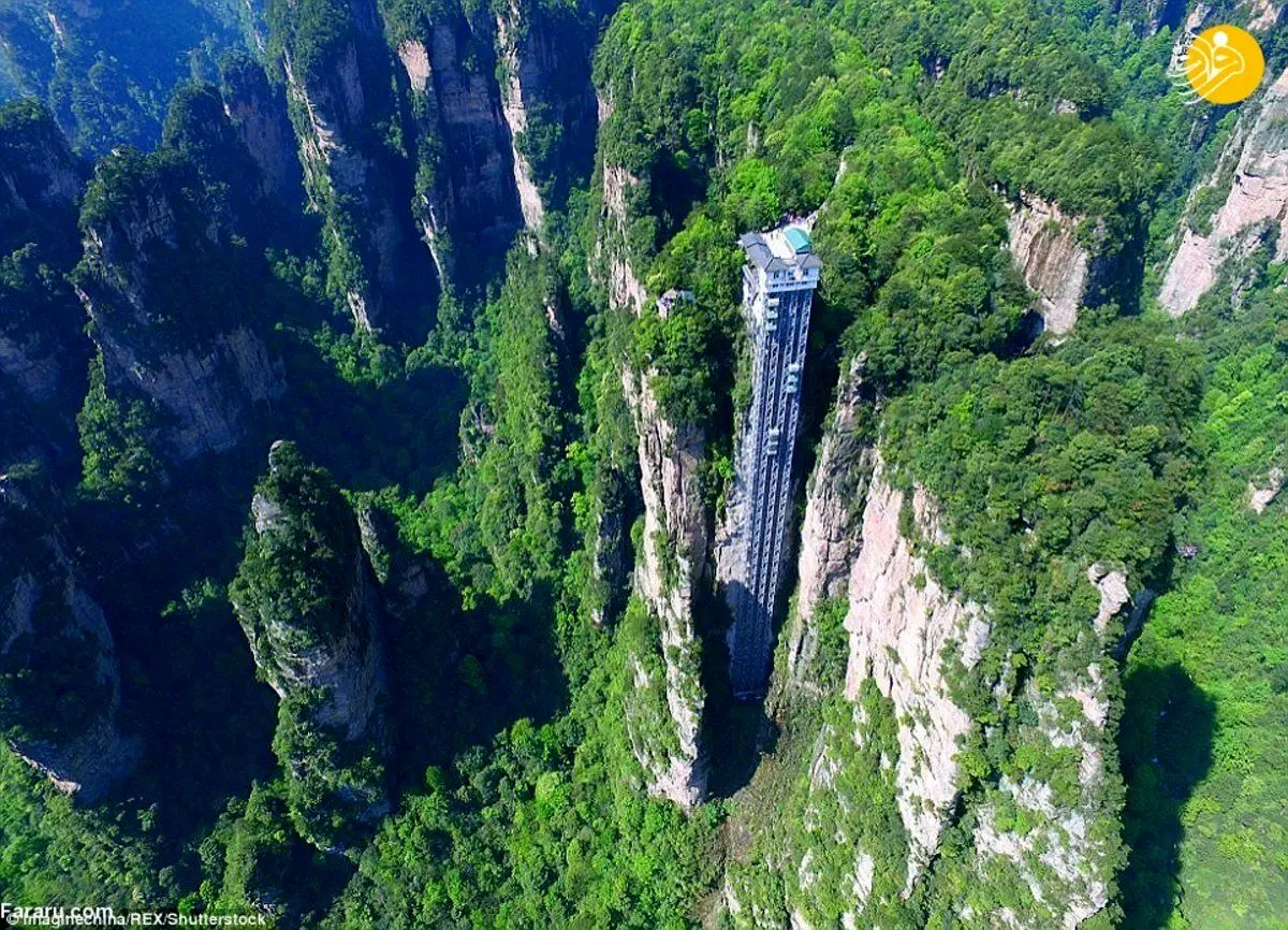 (تصاویر) بلندترین آسانسور در فضای باز جهان