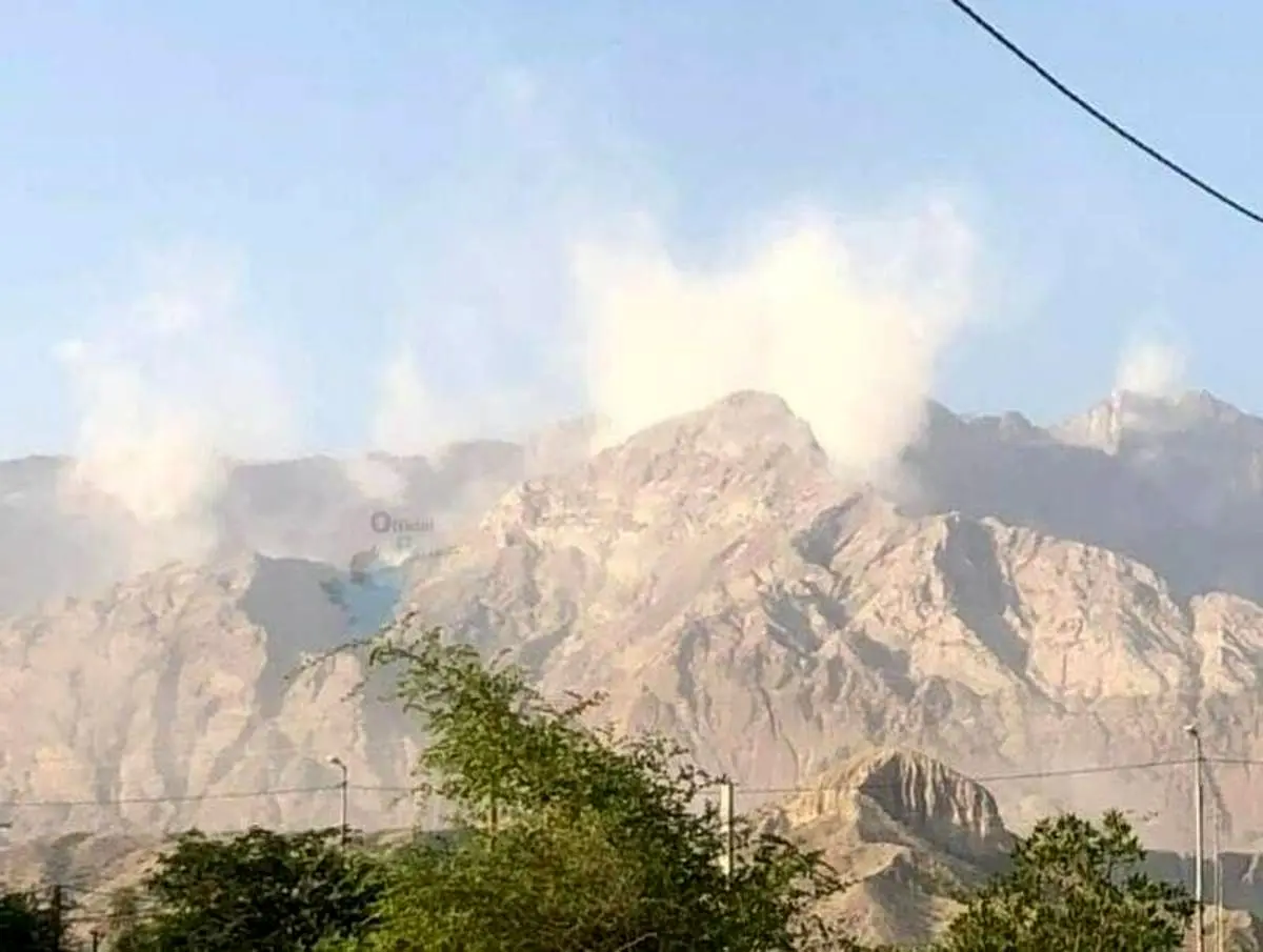 (ویدئو) ریزش کوه در پی زلزله ۵.۴ ریشتری در روستای رضوان بندرعباس