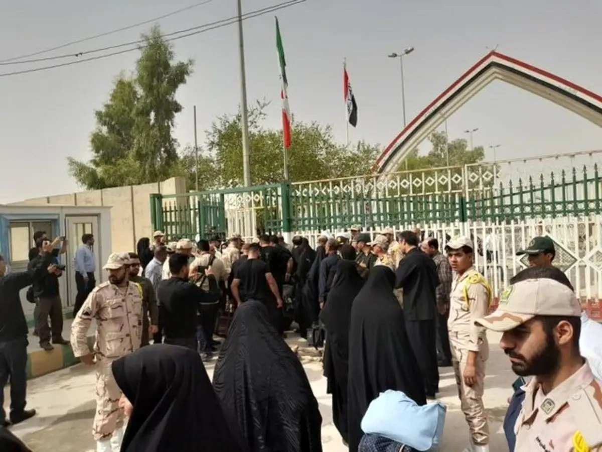 بسته شدن مرز خسروی به دلیل ازدحام جمعیت