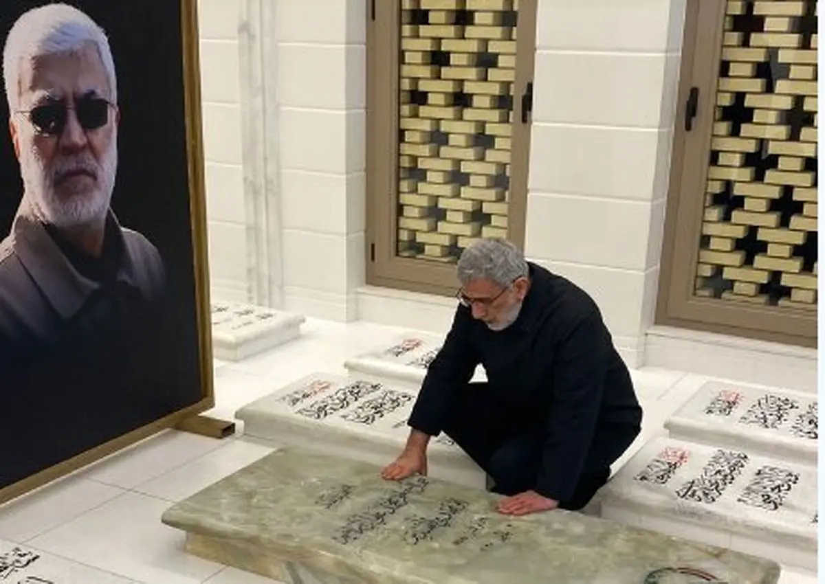 (ویدئو) سردار قاآنی در پیاده‌روی اربعین