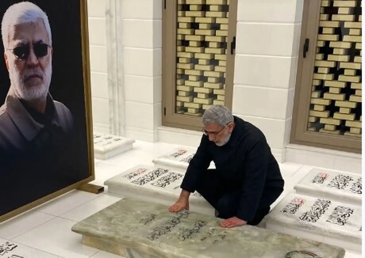 (ویدئو) سردار قاآنی در پیاده‌روی اربعین