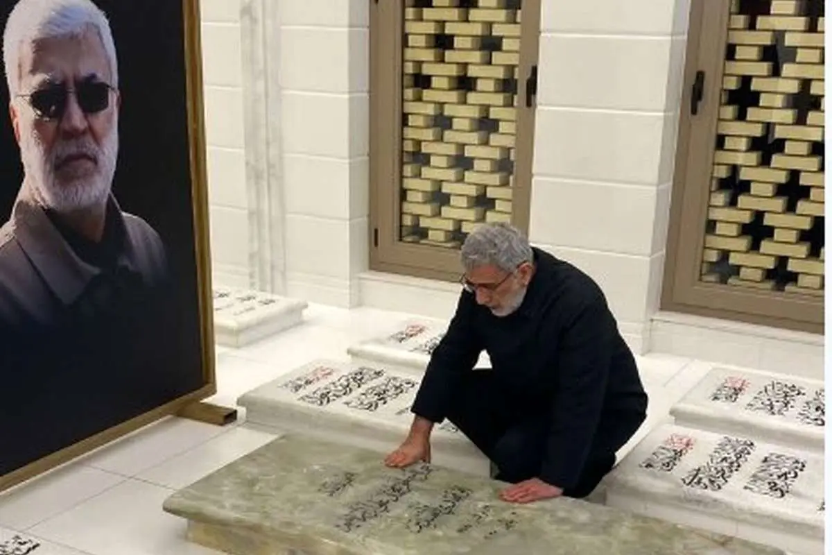 (ویدئو) سردار قاآنی در پیادهروی اربعین