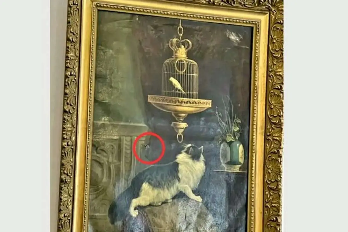 نقاشی کمال‌الملک در کاخ گلستان پاره شد