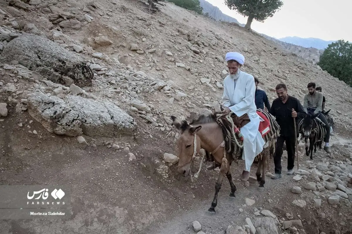 (تصاویر) سفر مشقتبار نماینده ولیفقیه به روستاهای محروم کوهرنگ