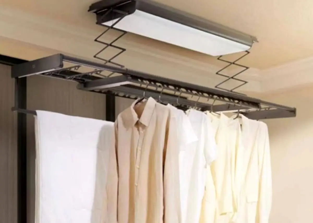 عرضه خشک کن لباس هوشمند شیائومی با قابلیت کنترل از راه دور