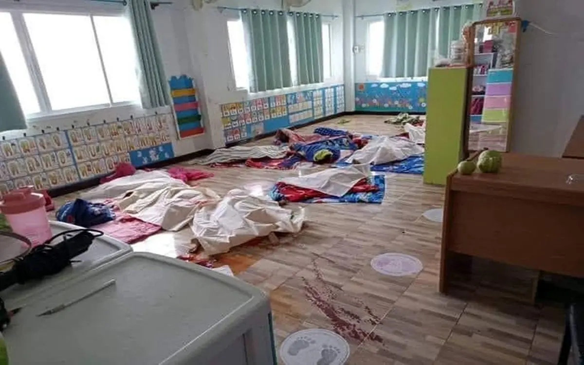 حمله به یک مهدکودک در تایلند؛ ۳۴ نفر کشته شدند