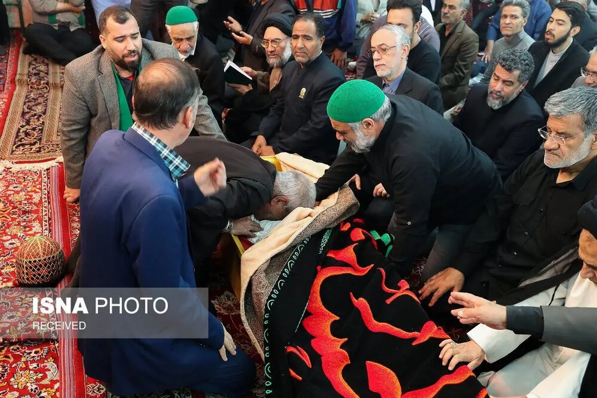 (تصاویر) تشییع پیکر سیدرضا موید خراسانی