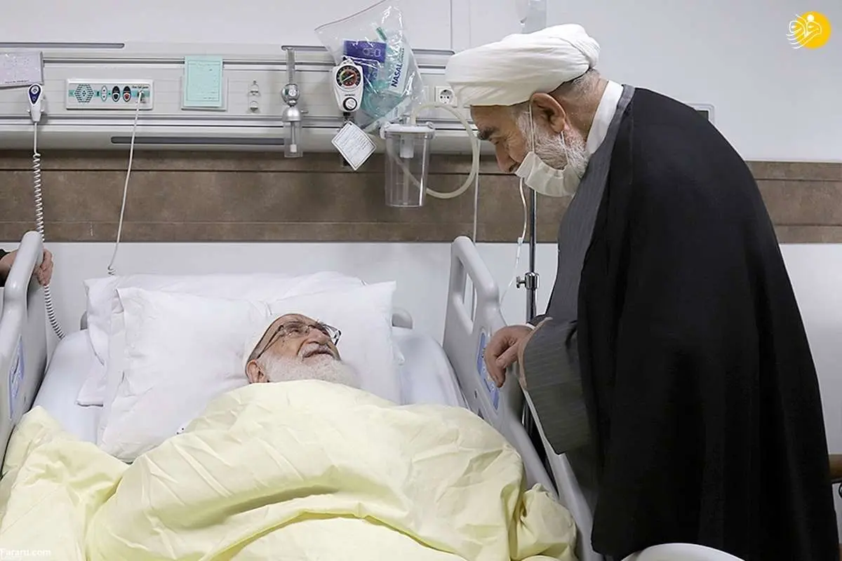 (عکس) آیتالله نوری همدانی در بیمارستان بستری شد