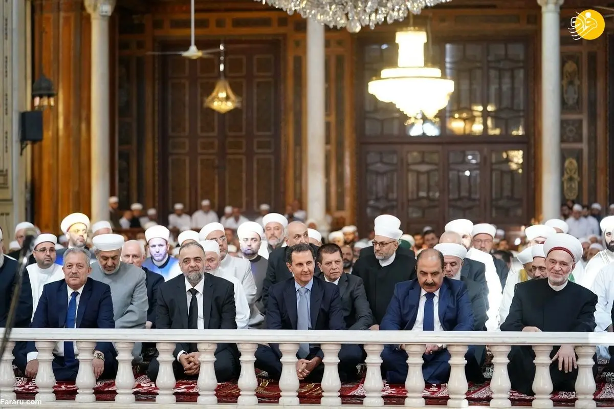 (تصاویر) بشار اسد در مراسم گرامیداشت ولادت پیامبر(ص)