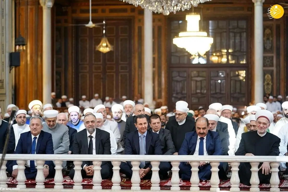 (تصاویر) بشار اسد در مراسم گرامیداشت ولادت پیامبر(ص)