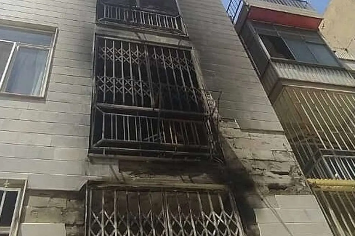 آتشسوزی ساختمان هلال احمر کرمان