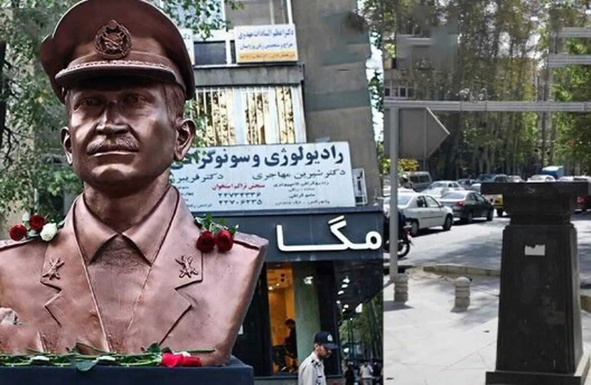 مجسمه گم‌شده شهید فلاحی پیدا شد