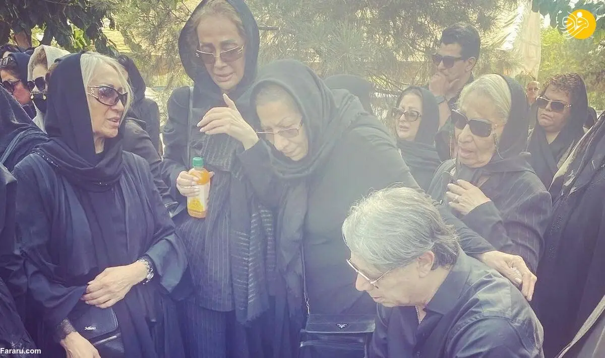 (ویدئو) مراسم خاکسپاری فرزند نسرین مقانلو