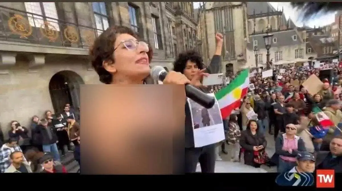 پخش تصویر زن برهنه از صدا و سیما!