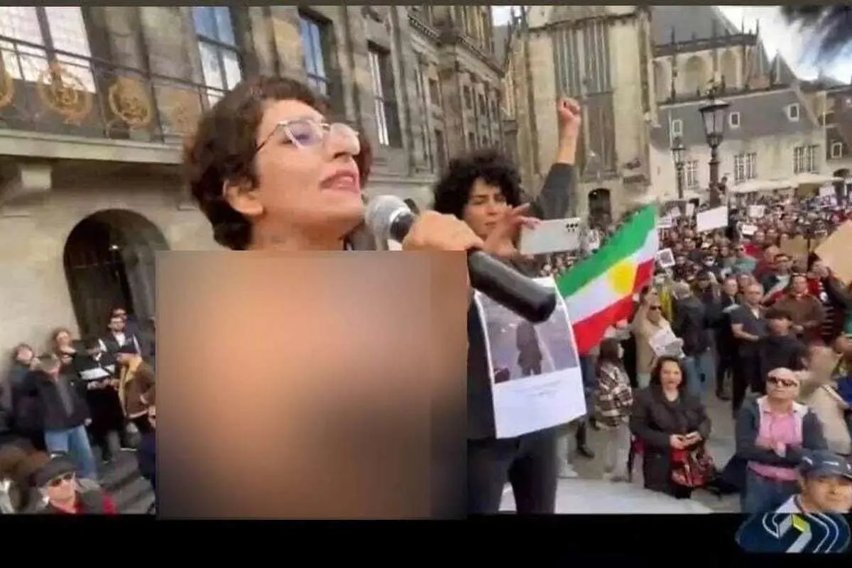 پخش تصویر زن برهنه از صدا و سیما!