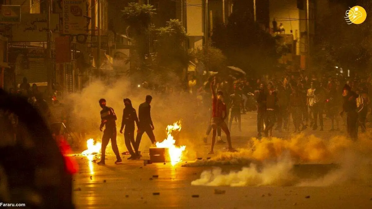 (تصاویر) خشم تونسیها از کشته شدن یک جوان به دست پلیس