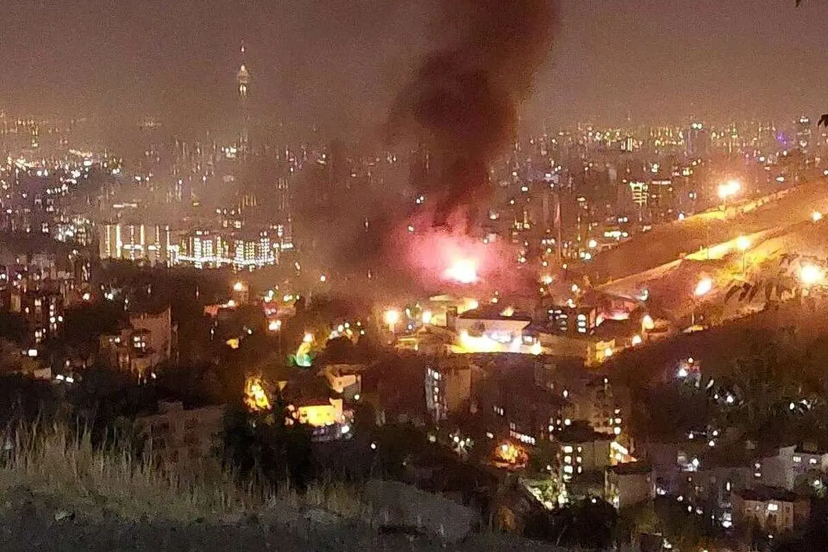 توضیحات آتشنشانی درباره آتش سوزی در زندان اوین