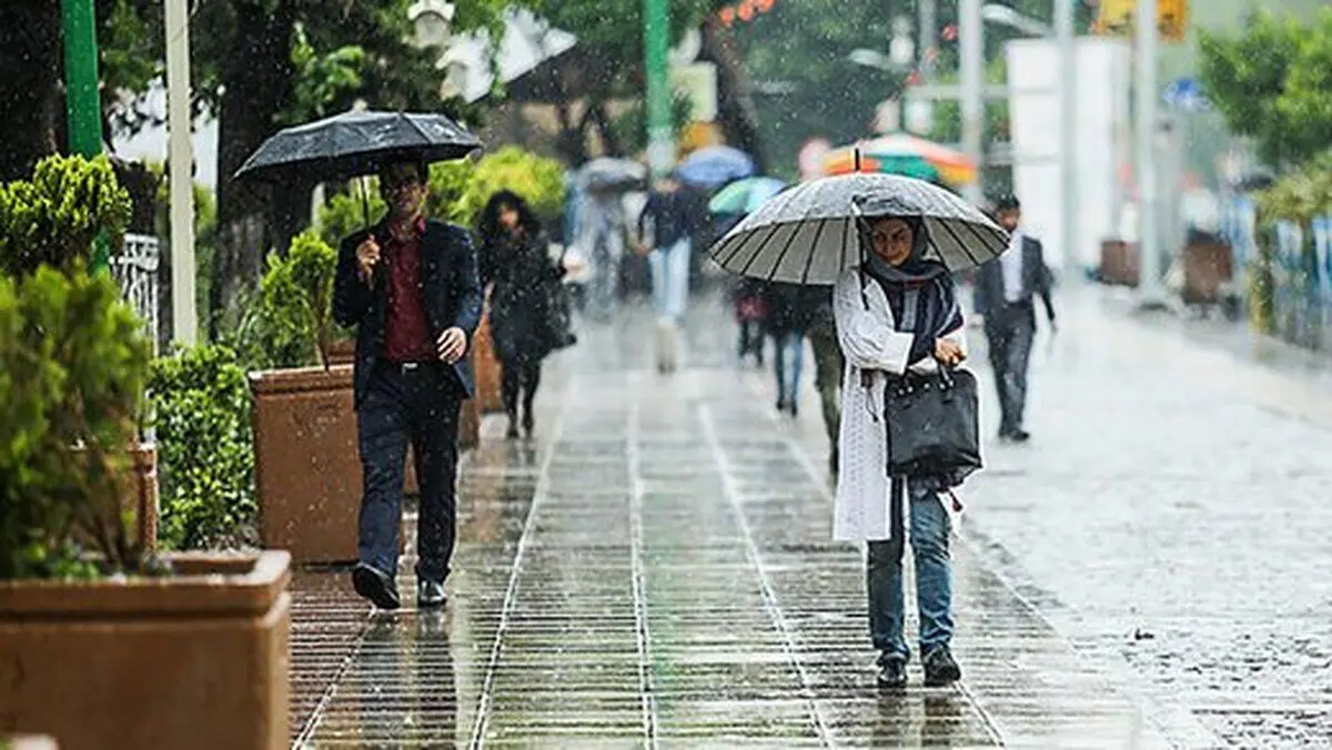 بارش باران در ۱۲ استان و کاهش دما تا ۶ درجه در ۱۳ استان
