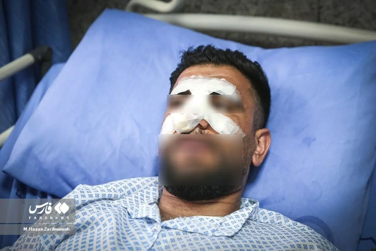 (تصاویر) مجروحین یگان ویژه پلیس در اعتراضات اخیر