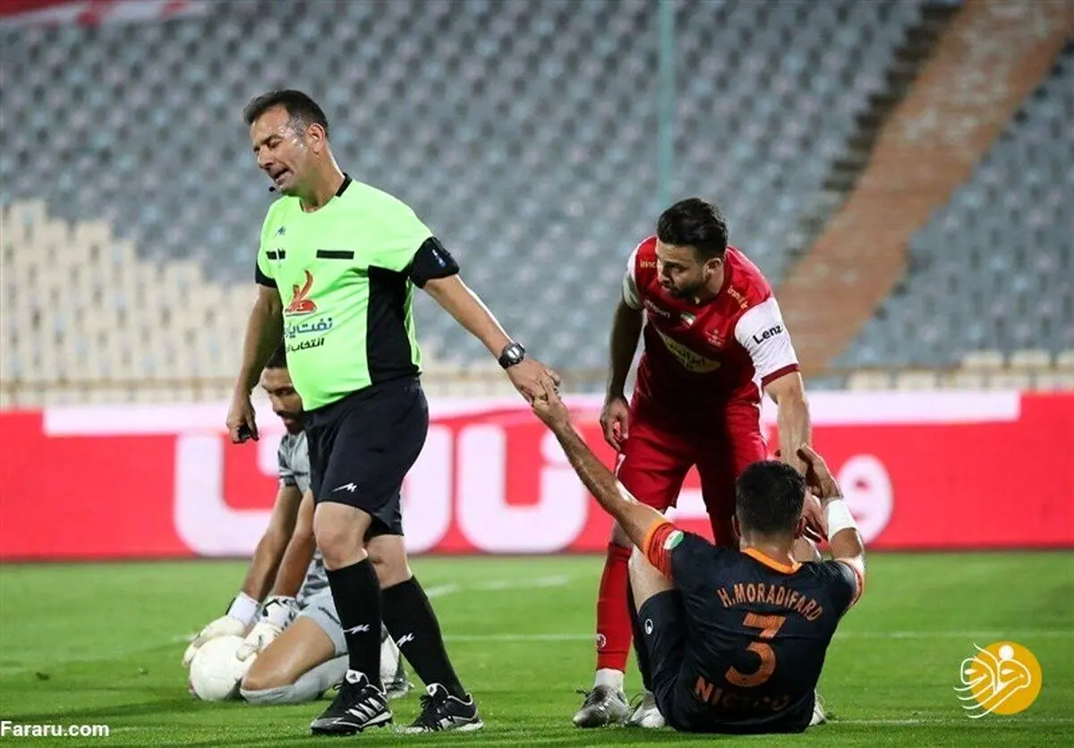 ضرر پرسپولیس از داوری دیدار با مس