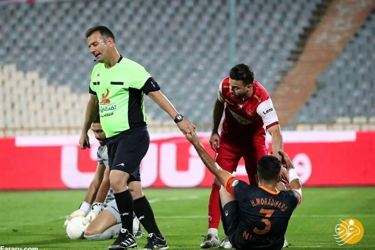 ضرر پرسپولیس از داوری دیدار با مس