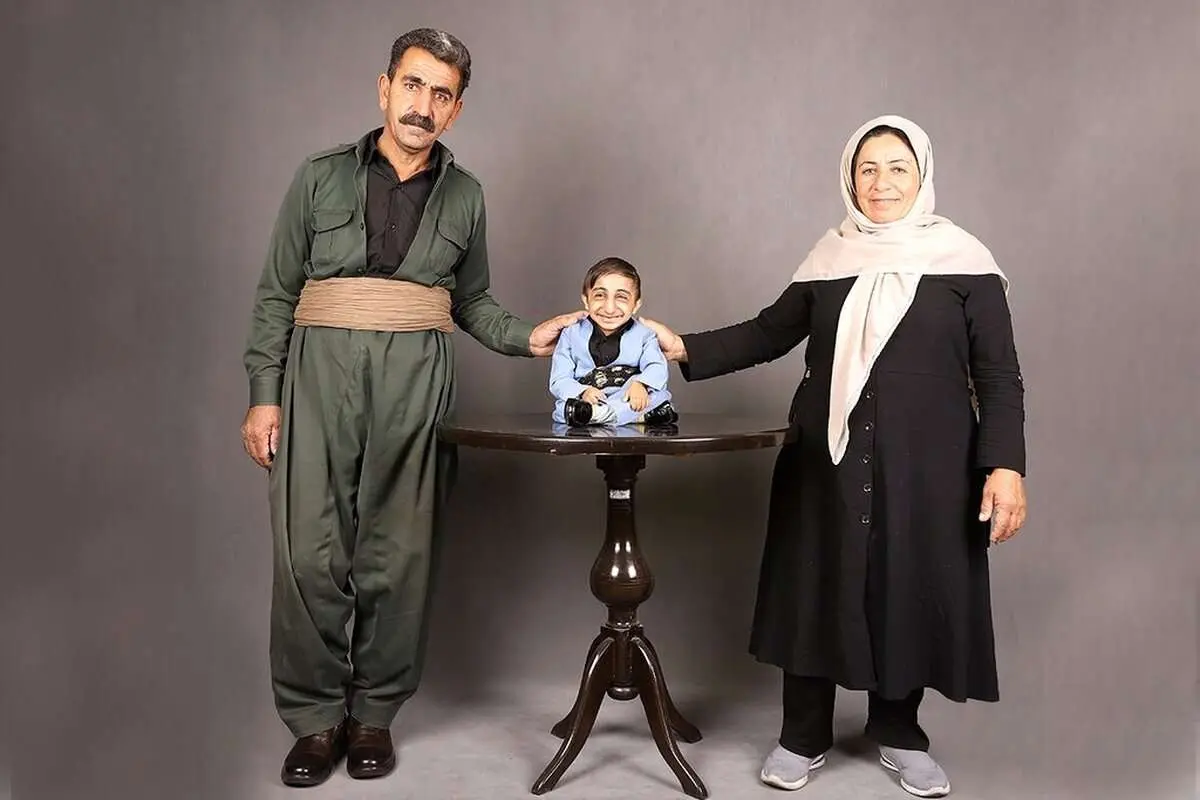 (تصاویر) مرد ۶/۵ کیلویی ایران؛ حرفهای خاص جوان ۶۴ سانتیمتری