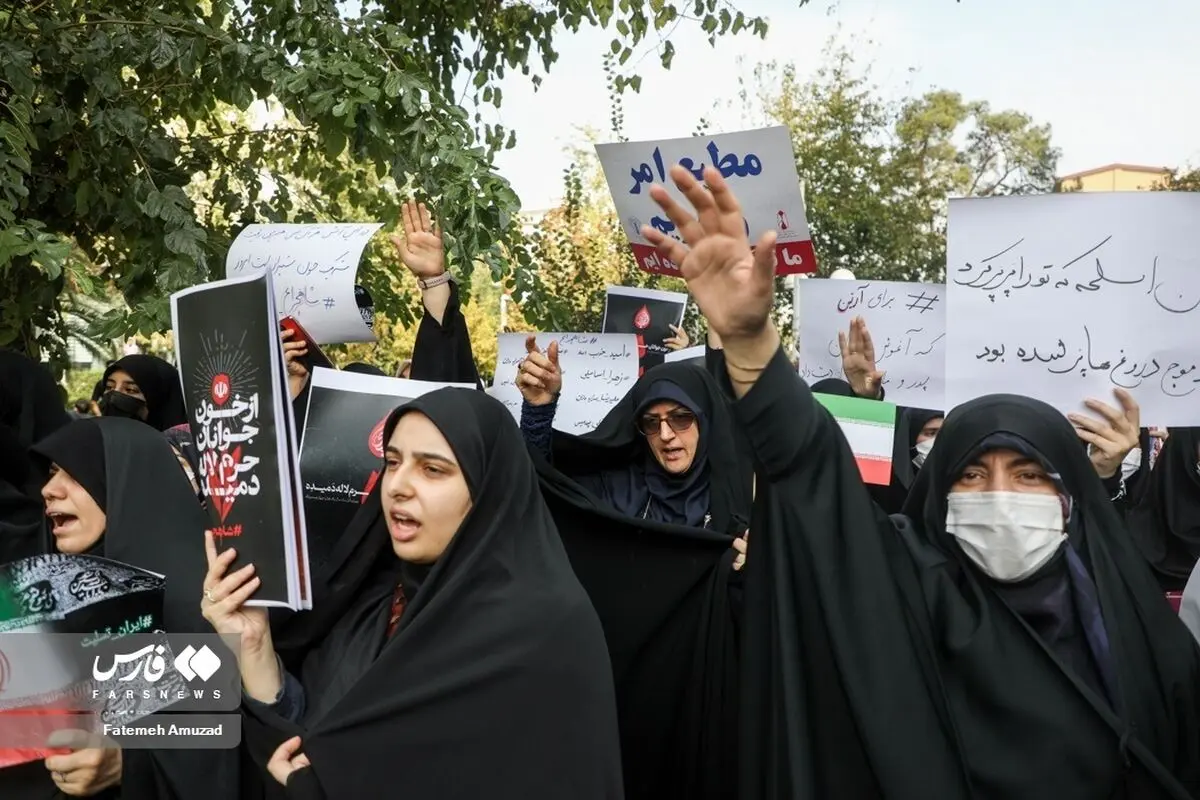 (تصاویر) تجمع دانشجویان دانشگاه امیرکبیر