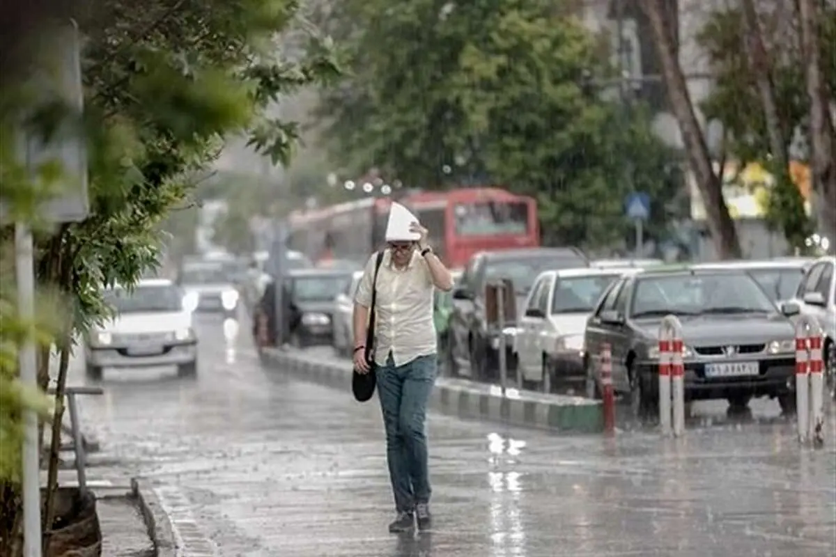 رگبار باران در ۲۶ استان