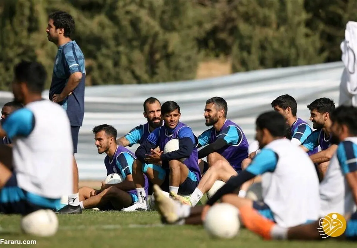 (عکس) بازگشت قایدی و پیمان بابایی به تمرینات استقلال